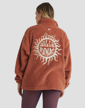 Load image into Gallery viewer, BILLABONG Womens Bring The Sun Zip Up Fleece Jacket
