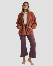 Load image into Gallery viewer, BILLABONG Womens Bring The Sun Zip Up Fleece Jacket
