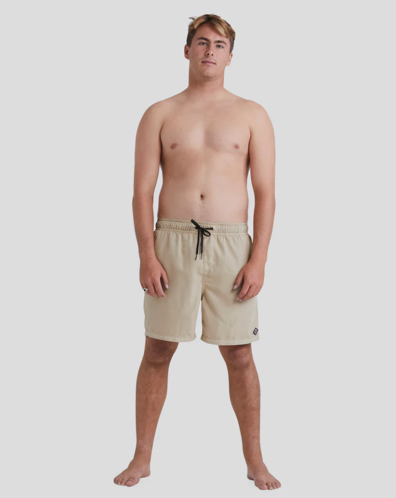 BILLABONG Mens All Day Overdye Layback 17" Boardshorts