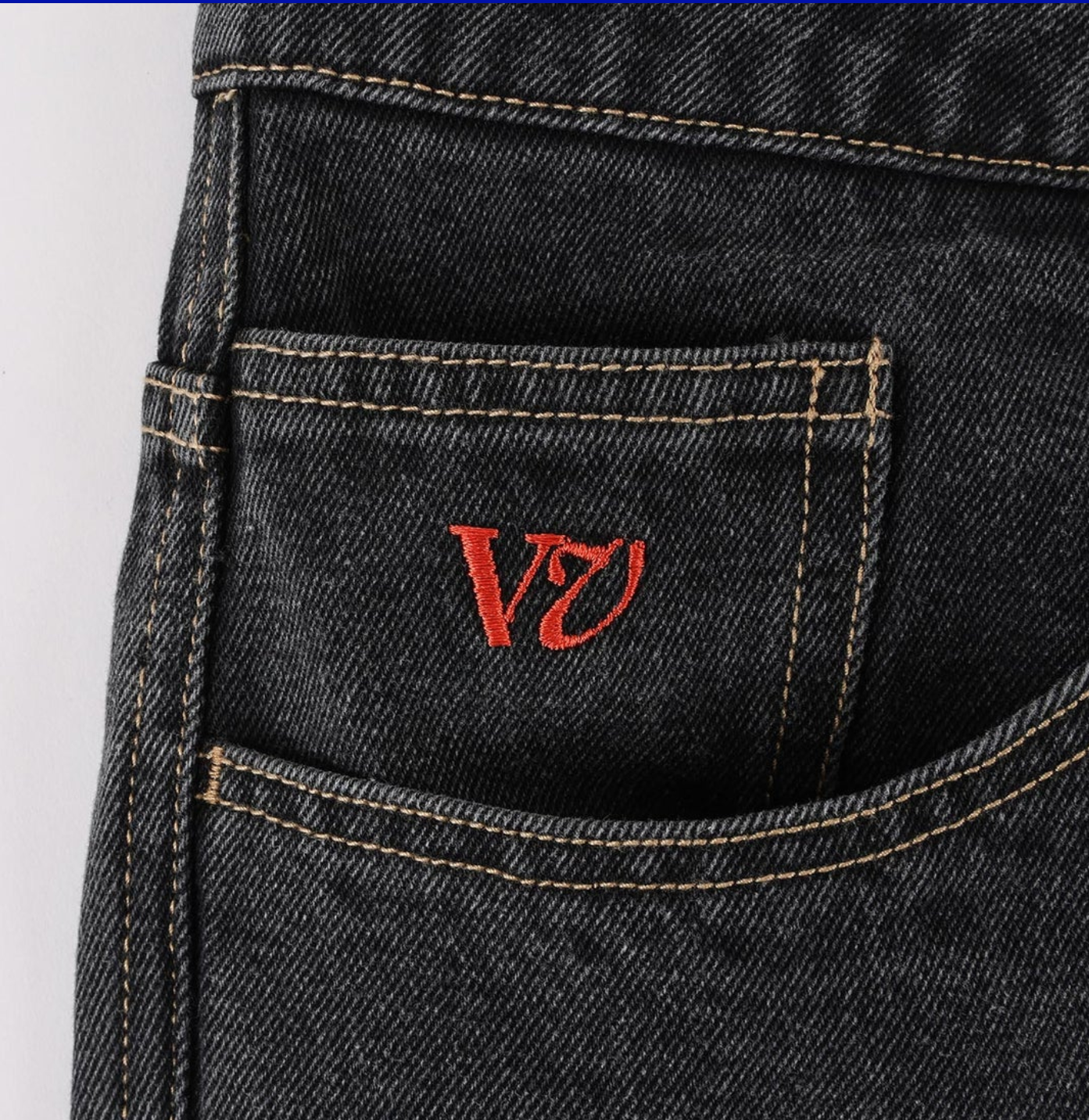 RIVVIA GLOBAL DENIM SHORT : WORN BLACK