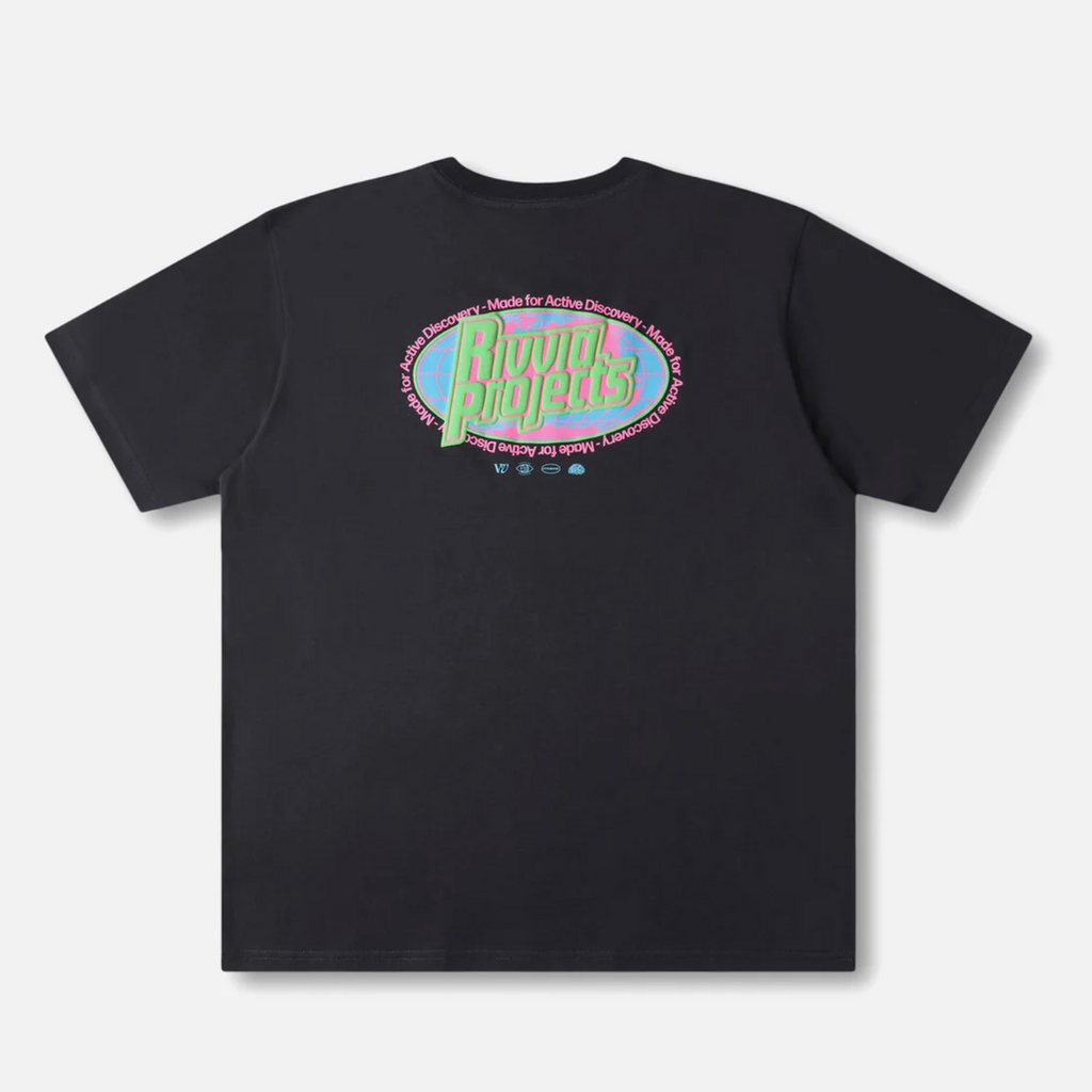 RIVVIA GLOBAL DISCOVERY T-SHIRT : PIGMENT BLACK