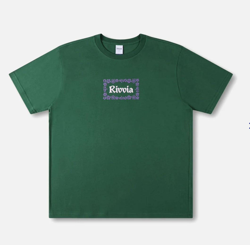 RIVVIA WALLFLOWER T-SHIRT : DARK FOREST