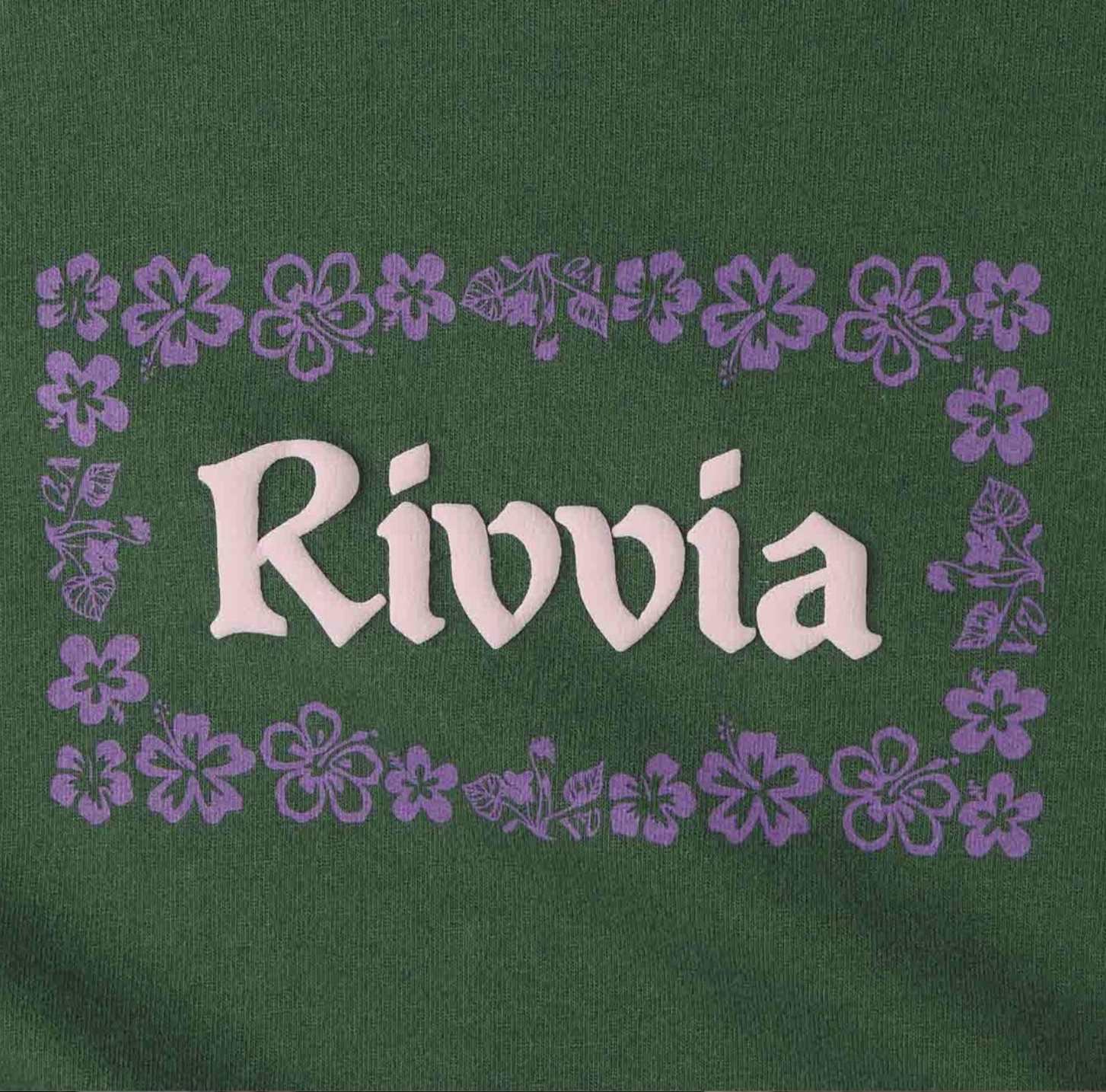 RIVVIA WALLFLOWER T-SHIRT : DARK FOREST