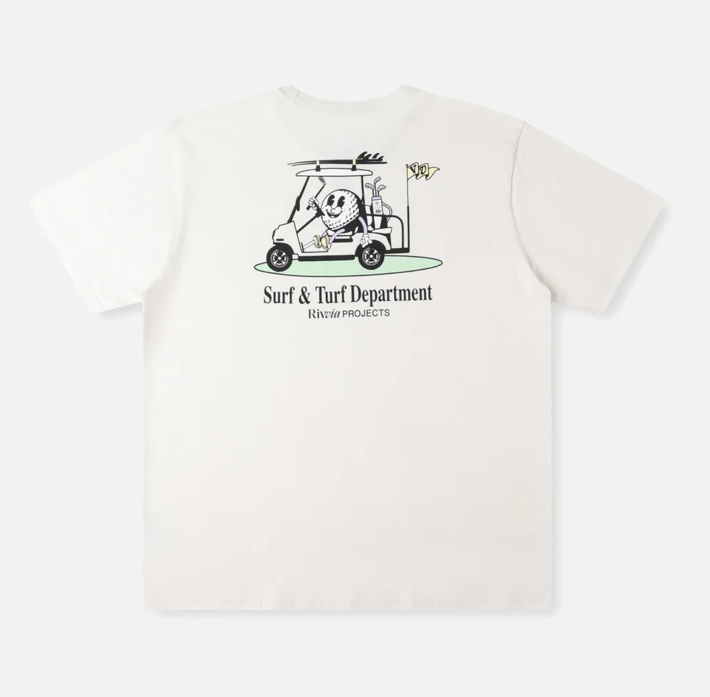 RIVVIA CADDY T-SHIRT : BONE