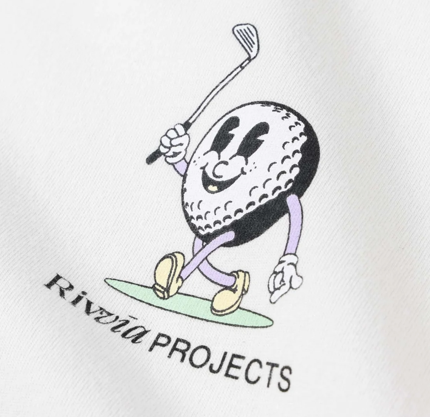 RIVVIA CADDY T-SHIRT : BONE