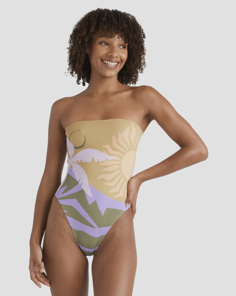 BILLABONG Womens Feel The Heat One Piece Swimsuit