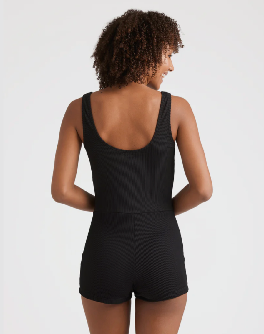 BILLABONG Womens Tanlines Retro Surf Bodysuit One Piece Swimsuit