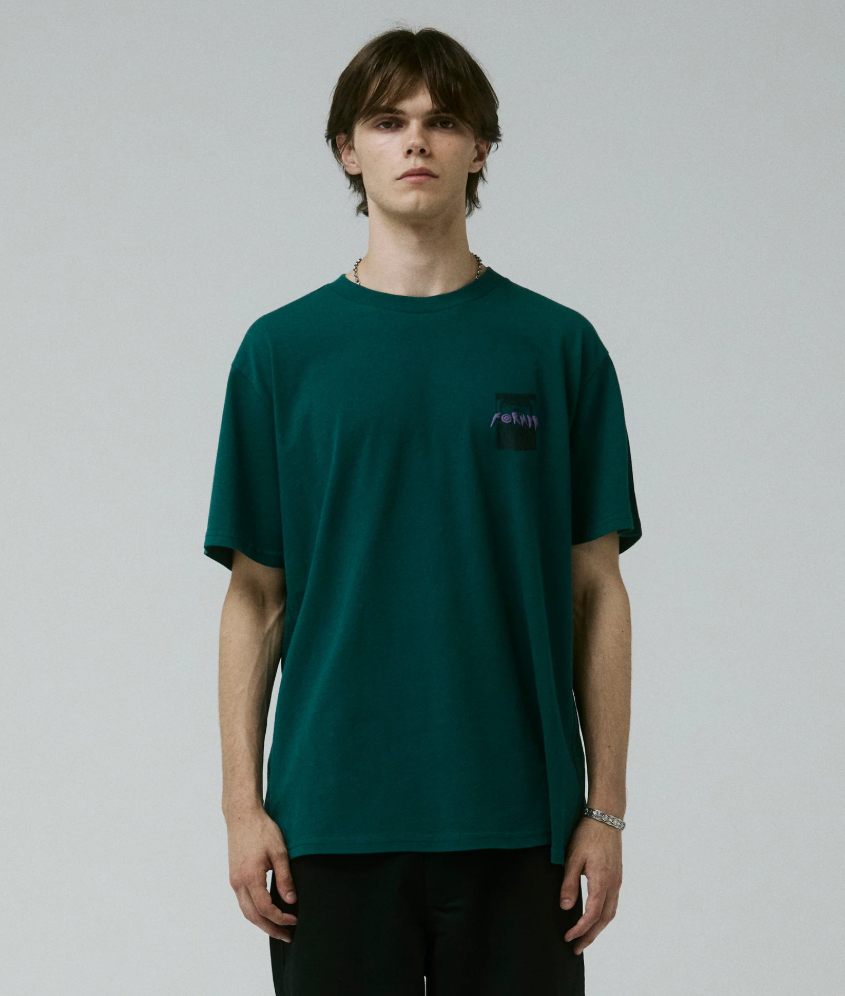 FORMER DROID CRUX T-SHIRT PETROL