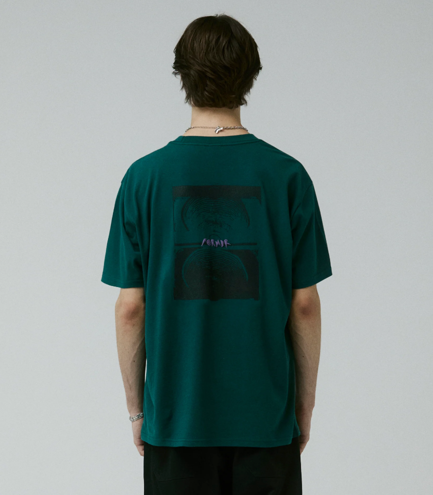 FORMER DROID CRUX T-SHIRT PETROL