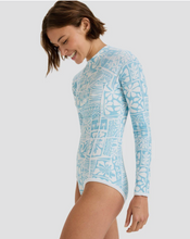 Load image into Gallery viewer, ROXY Womens Flowers Wave Long Sleeve Onesie Rash Vest
