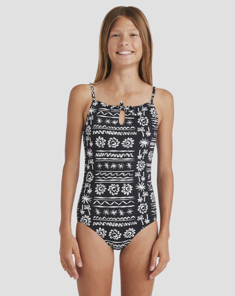 BILLABONG Girls Lost On You One Piece Swimsuit