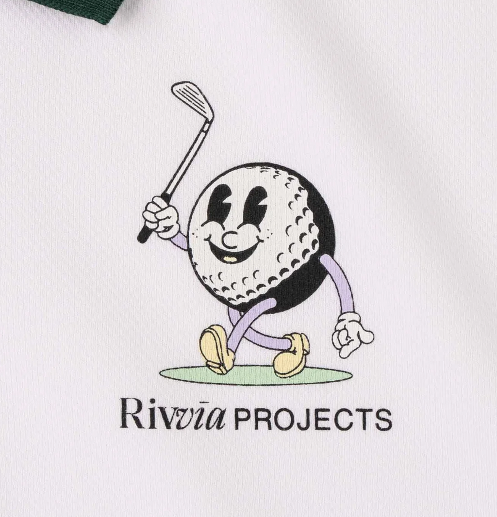 RIVVIA CADDY POLO : WHITE