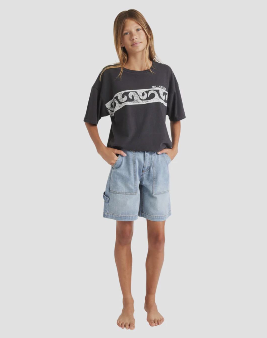 BILLABONG Girls 6-14 Mindy Denim Shorts