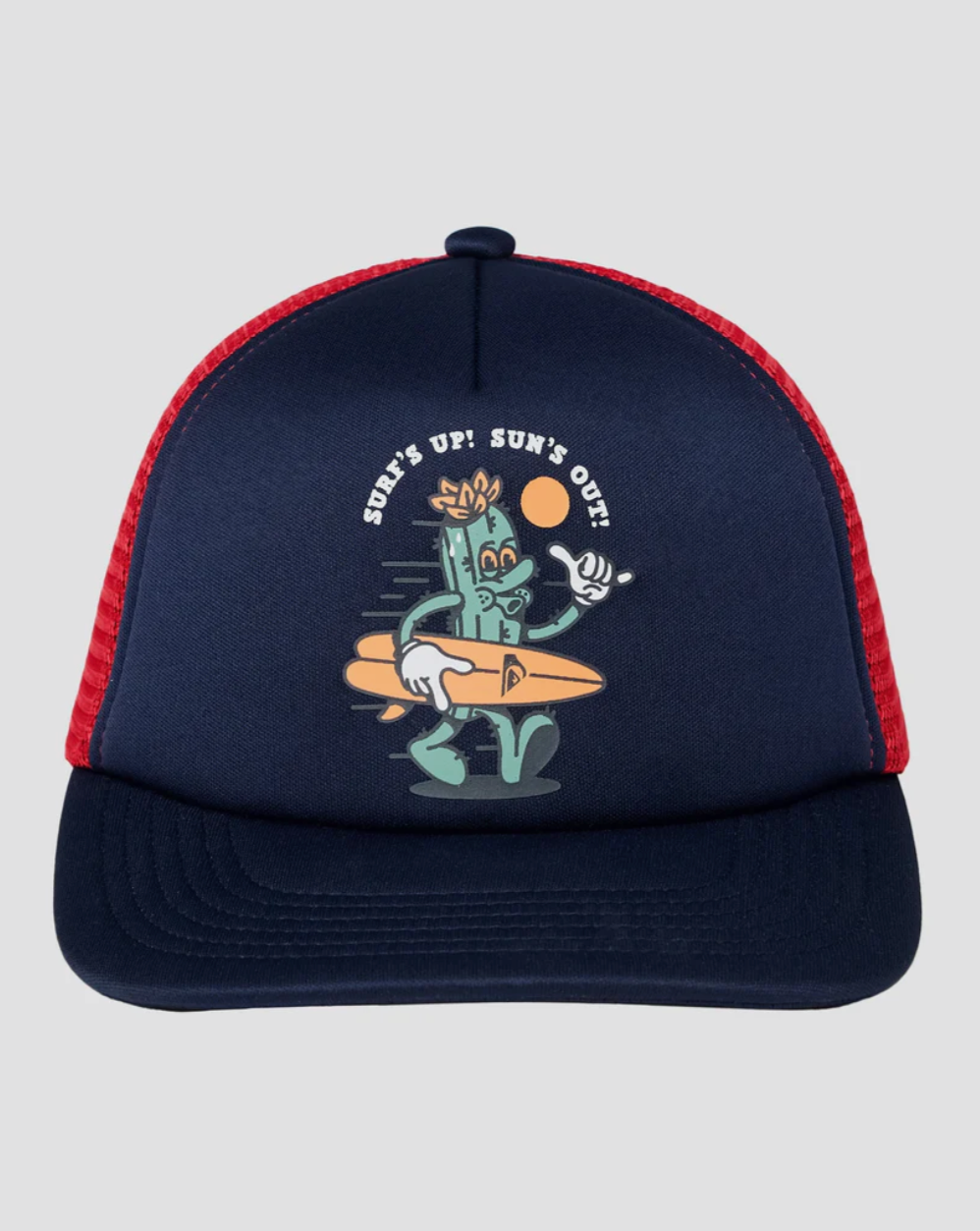 QUIKSILEVR BOYS SLAB BRUISER TRUCKER CAP