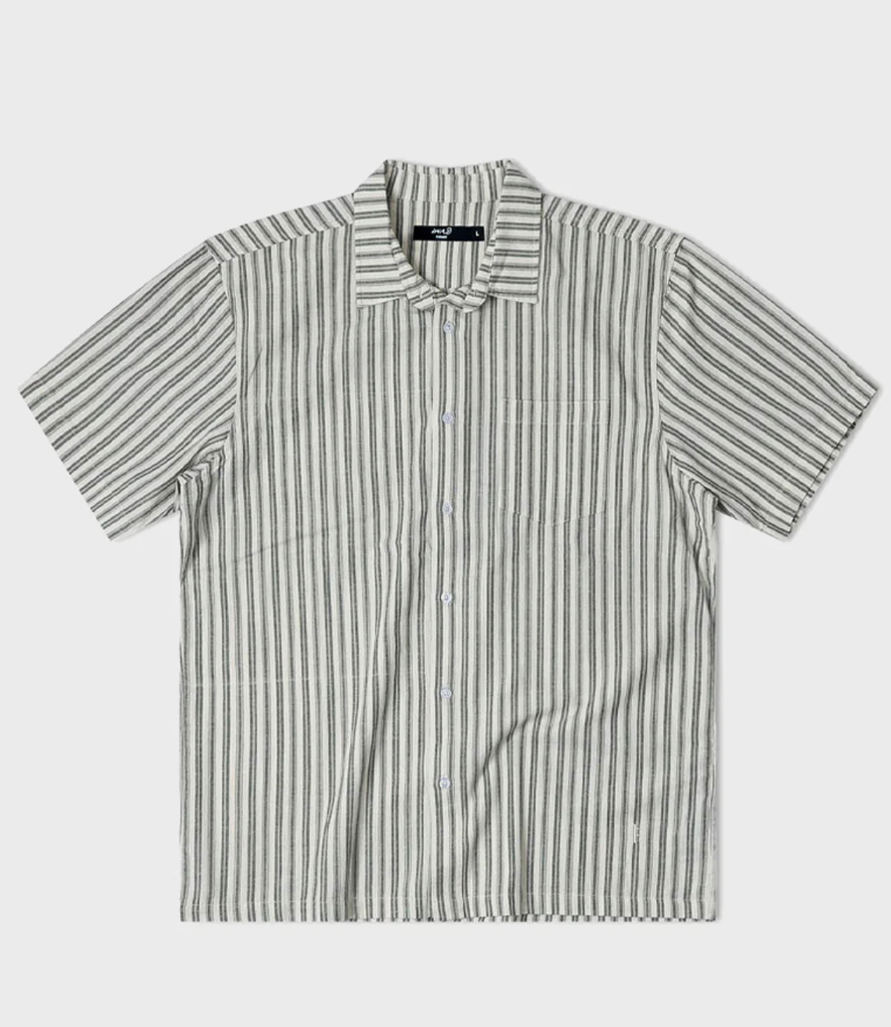 Former Reynolds Stripe SS Shirt - Bone