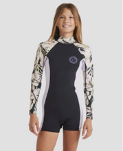 Load image into Gallery viewer, BILLABONG Girls 8-14 2/2mm Teen Spring Fever Long Sleeve Springsuit
