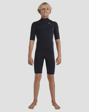 Load image into Gallery viewer, BILLABONG Boys 8-16 2/2mm Absolute Natural Chest Zip GBS Springsuit
