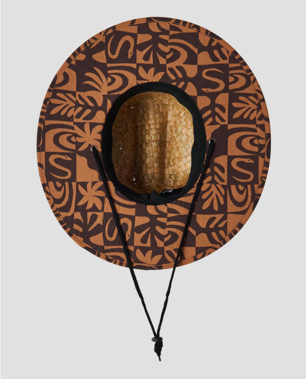 QUIKSILVER Mens Pierside Print Straw Hat