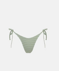 Rhythm Lola Check Tie Side Hi Cut Pant - Green