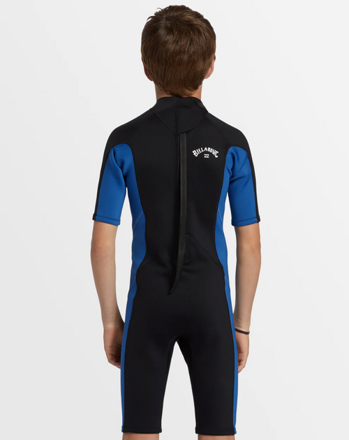 BILLABONG Boys 8-14 2/2 Foil Back Zip Springsuit