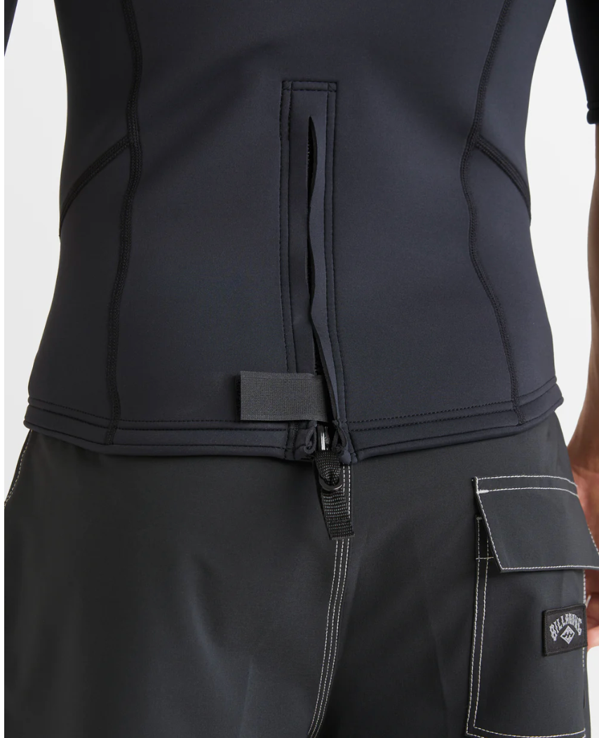 BILLABONG Mens 2/2mm Absolute Short Sleeve Wetsuit top