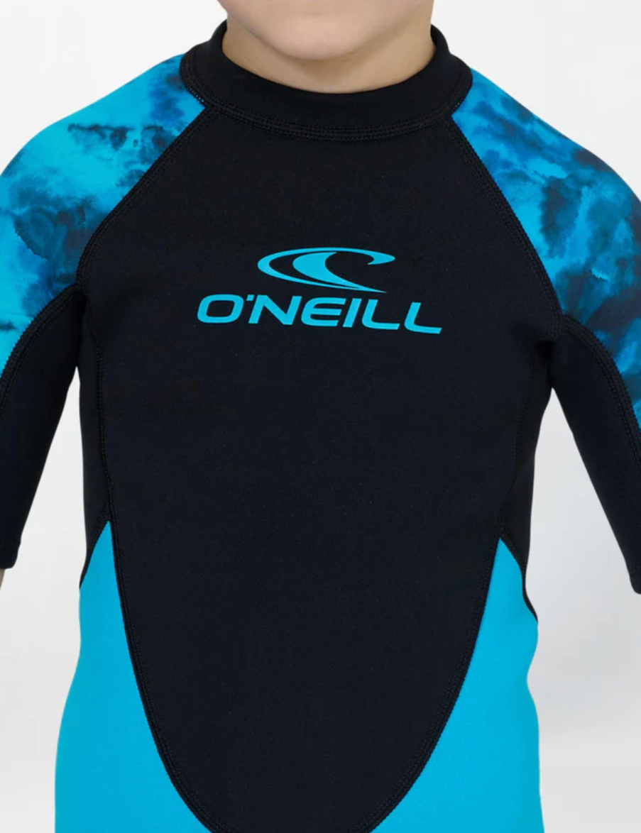 O'NEILL - Boy's Toddler Reactor 2mm Print Spring Suit - Tie Dye Blue