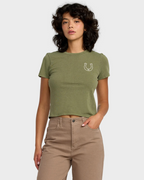 RVCA Womens 411 T-Shirt