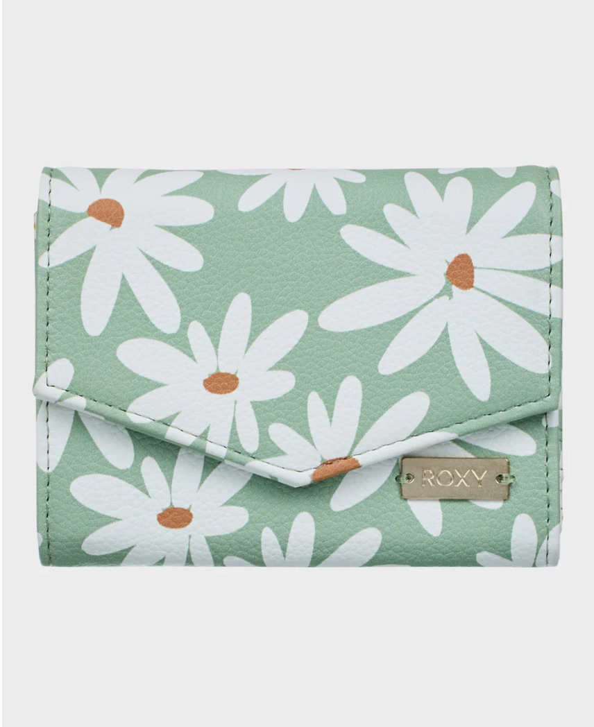 ROXY Womens Sideral Love Printed Leather Wallet