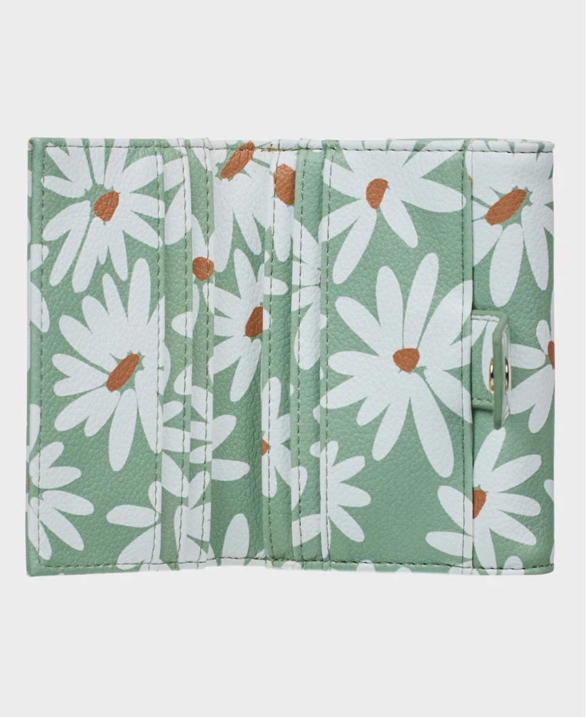 ROXY Womens Sideral Love Printed Leather Wallet