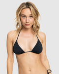 ROXY Womens Beach Classics Tiki Tri Bikini Top