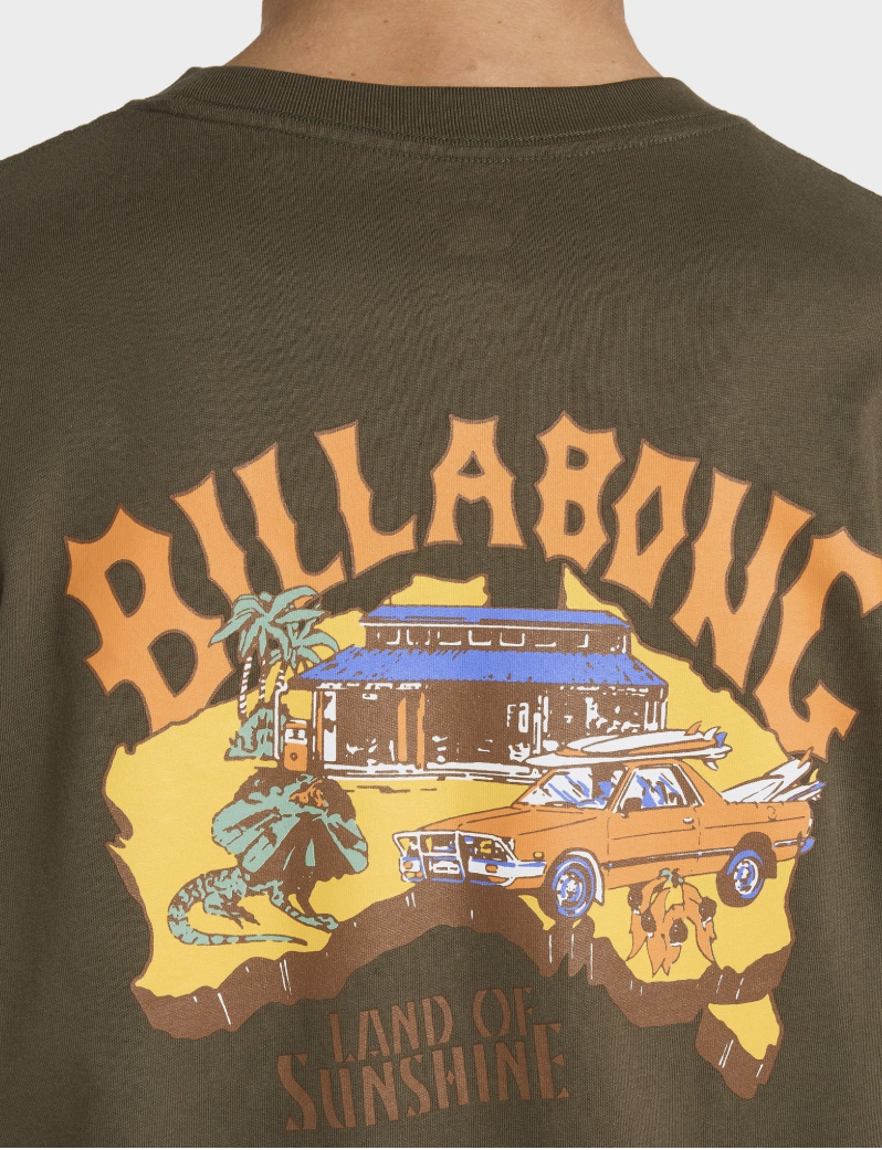 BILLABONG Mens Land Of Sunshine T-Shirt