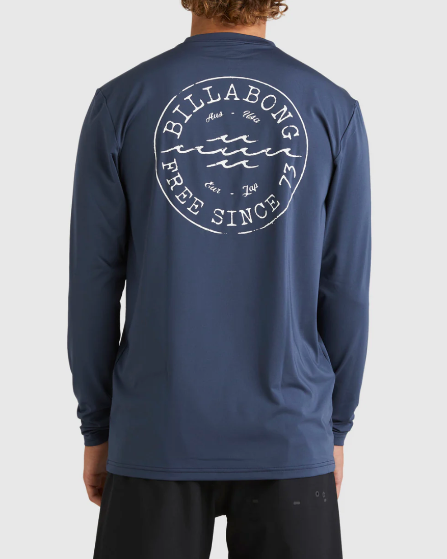BILLABONG MENS BIG WAVE DAZ LONG SLEEVE RASH VEST