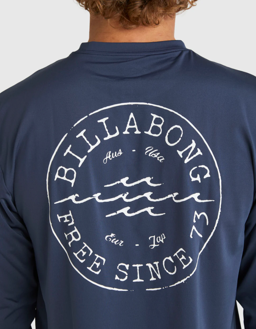 BILLABONG MENS BIG WAVE DAZ LONG SLEEVE RASH VEST