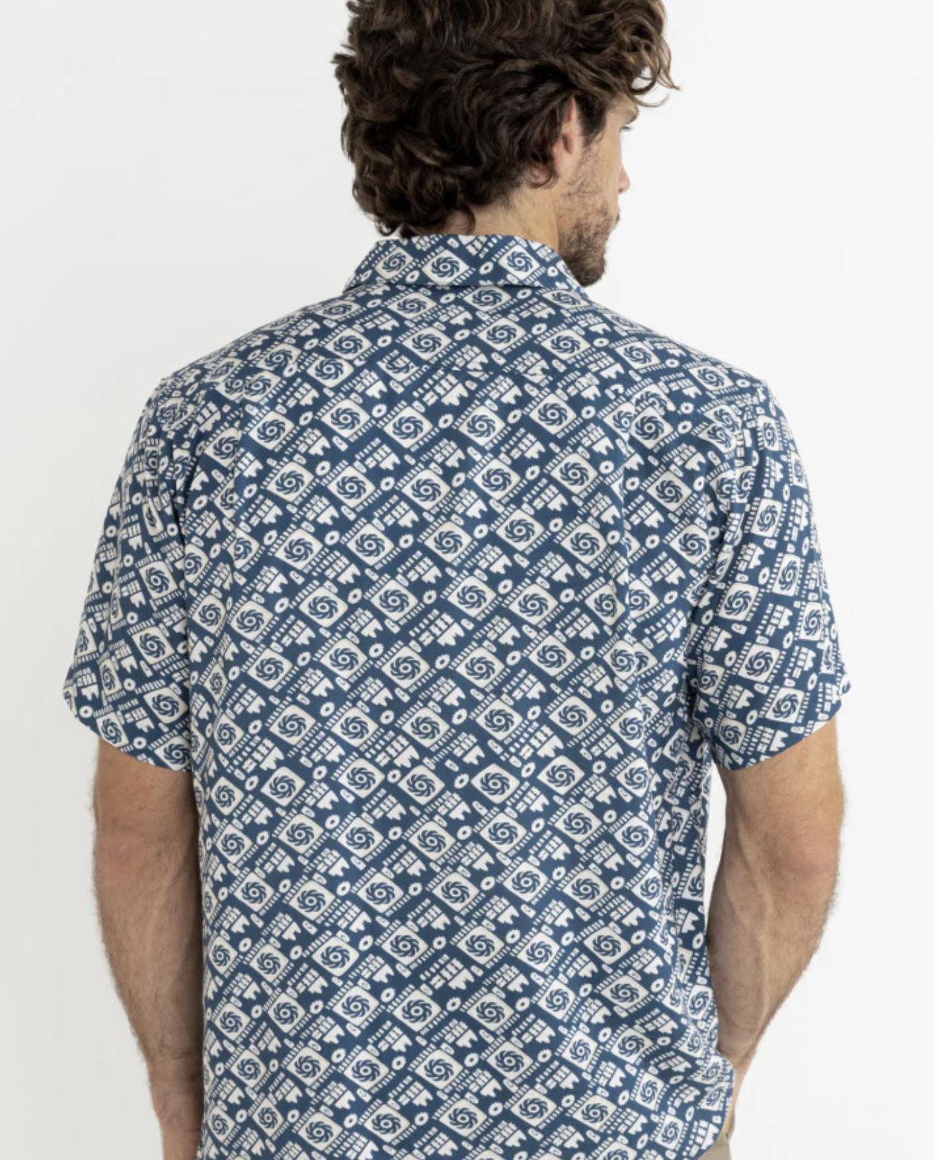 RHYTHM SUNDAY SS SHIRT - NAVY