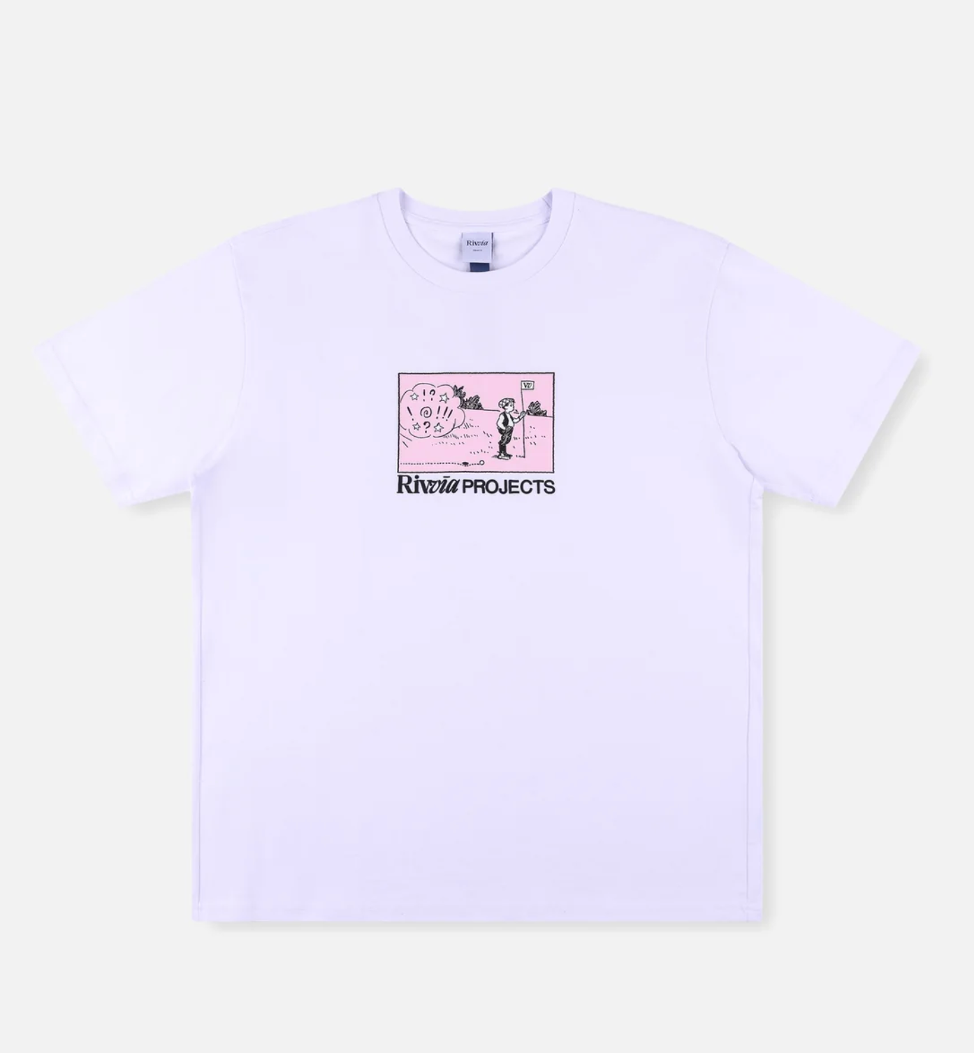 RIVVIA MELTDOWN T-SHIRT : WHITE
