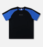 RIVVIA PASSAGE T-SHIRT : BLACK/ BLUE