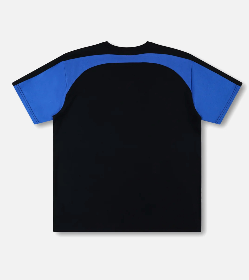 RIVVIA PASSAGE T-SHIRT : BLACK/ BLUE