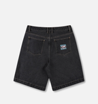 RIVVIA WORLD SERIES DENIM SHORT : BLACK