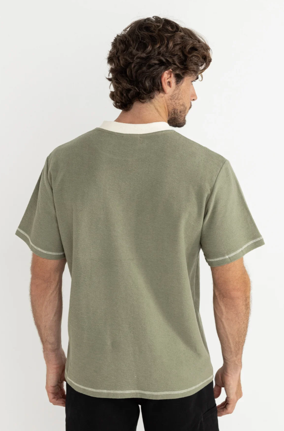 RHYTHM RHYTHM CONTRAST VINTAGE TERRY SS T-SHIRT