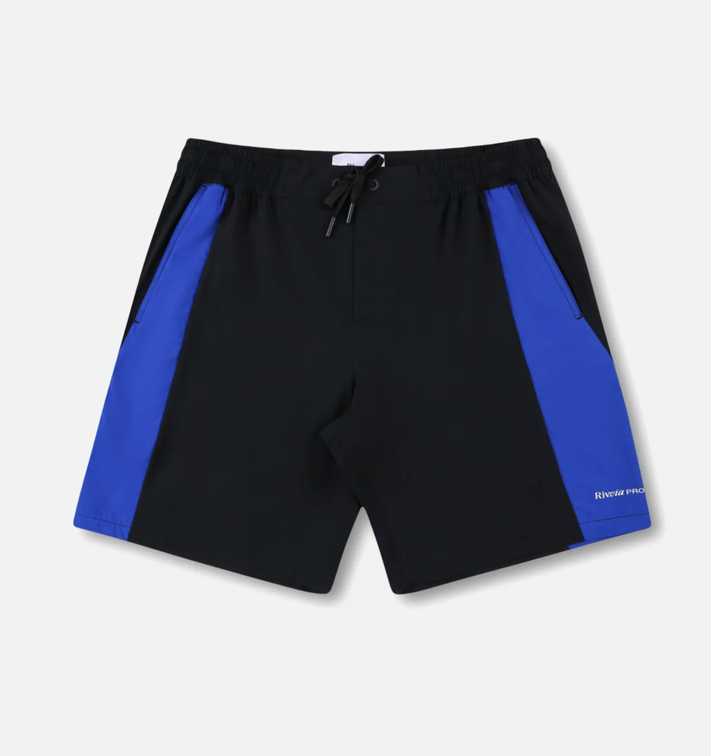 RIVVIA DAILY RIDE PASSAGE SHORT : BLACK/BLUE