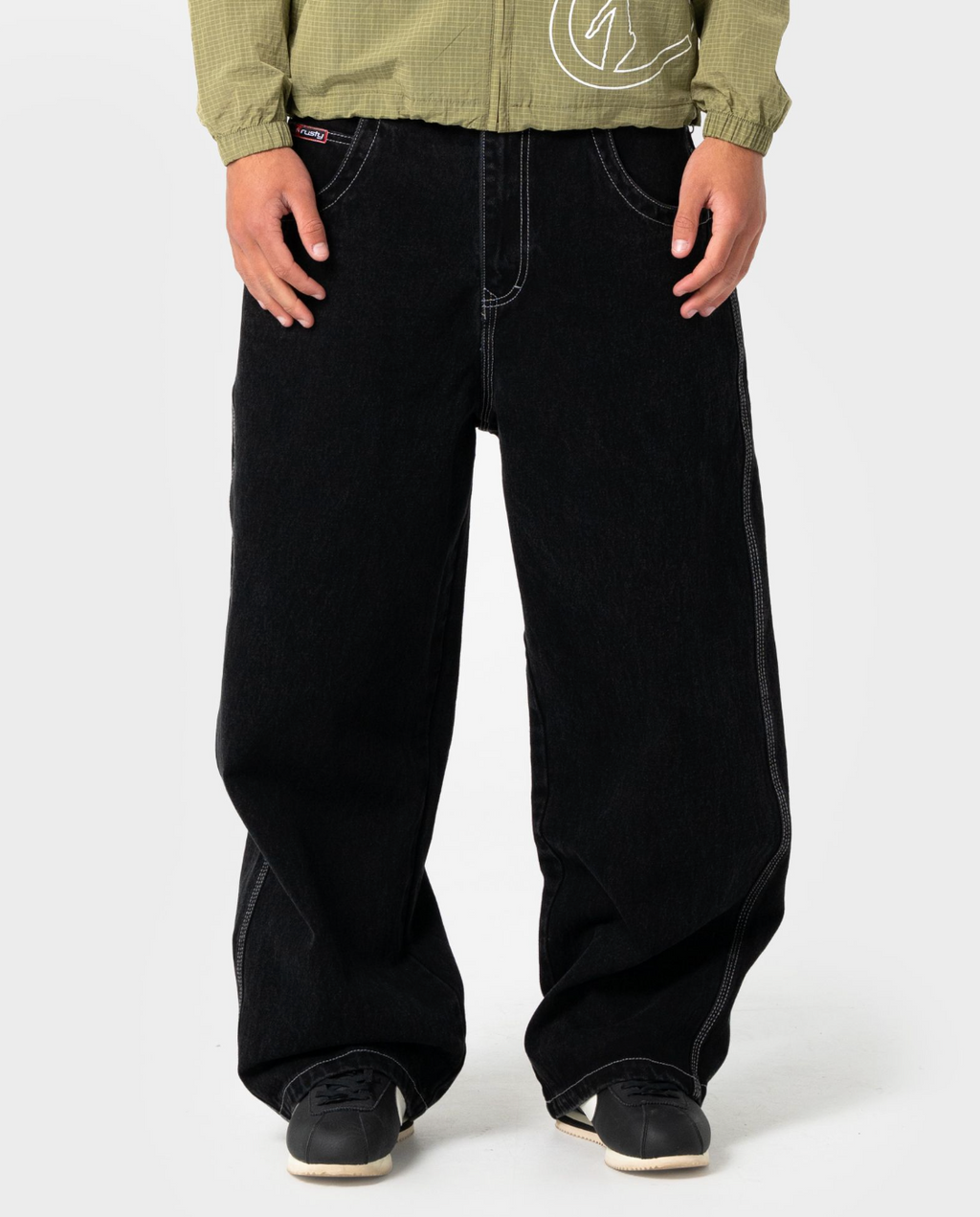 RUSTY BIG FOOT BAGGY JEAN