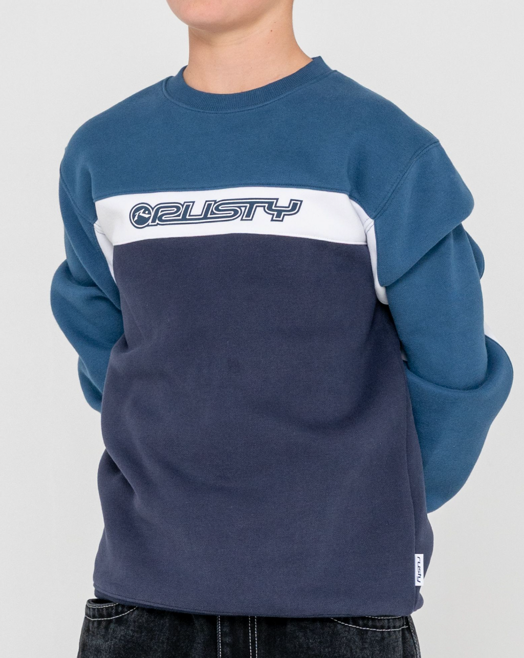 RUSTY POD RACER CREW FLEECE BOYS
