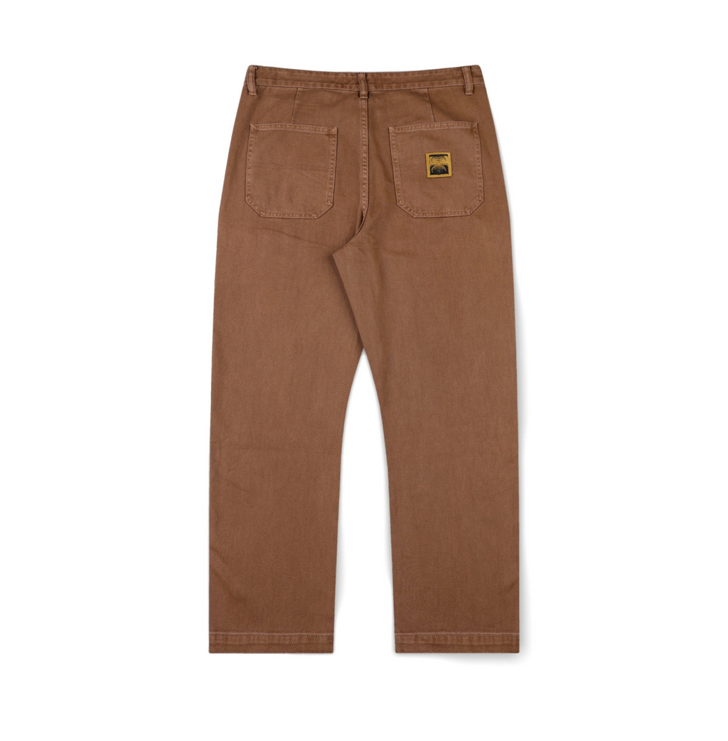 FORMER REYNOLDS OVERDYE DENIM PANT MENS IN WASHED BROWN