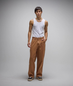 FORMER REYNOLDS OVERDYE DENIM PANT MENS IN WASHED BROWN
