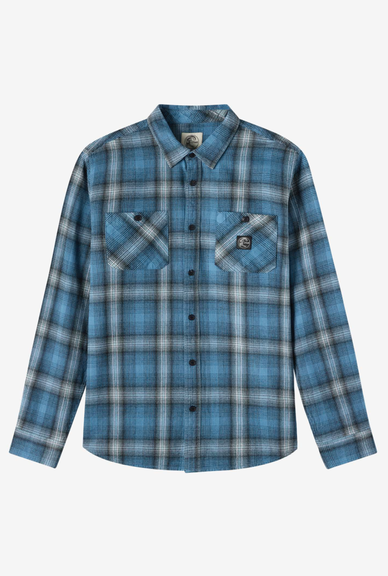 O'NEILL O'Riginals Clashed Flannel Standard Fit Long Sleeve Shirt