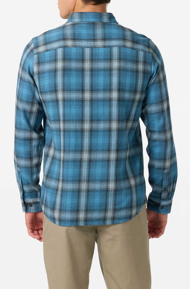 O'NEILL O'Riginals Clashed Flannel Standard Fit Long Sleeve Shirt