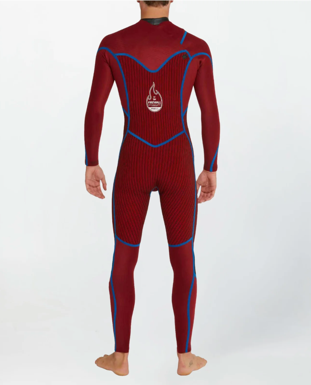 O'NEILL HYPERFIRE 3/2MM STEAMER CHEST ZIP WETSUIT - BLACK