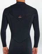 O'NEILL HYPERFIRE 3/2MM STEAMER CHEST ZIP WETSUIT - BLACK