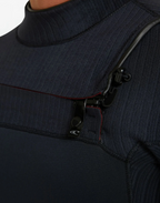 O'NEILL HYPERFIRE 3/2MM STEAMER CHEST ZIP WETSUIT - BLACK