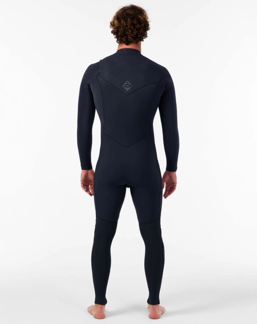 O'NEILL HYPERFREAK 3/2+ STEAMER CHEST ZIP WETSUIT - BLACK